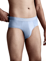 Men's Blue Casual Solid Lightweight Brief