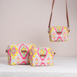 Women's Multicolor Citrus Burst Essential Pouch - Set of 3