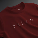 Men's Red Casual Regular Printed Half Sleeves Tshirt