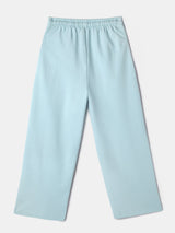 Girls Blue Lightweight Terry Cotton Lilo Print Trackpant