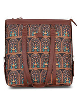 Women's Multicolor Vegan Leather Finish Shoulder Bag - 13.8L