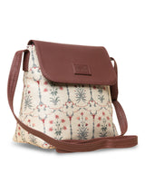 Women's Yellow Vegan Leather Finish Sling Bag - 5.6L