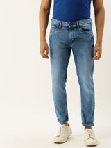 Men's Slim Fit Solid Low Rise Stretchable Jeans