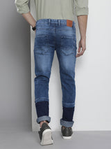 Men's Regular Fit Solid Mid Rise Stretchable Jeans