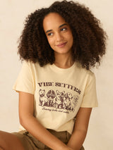 Women's Beige Casual Crew Neck Tshirt