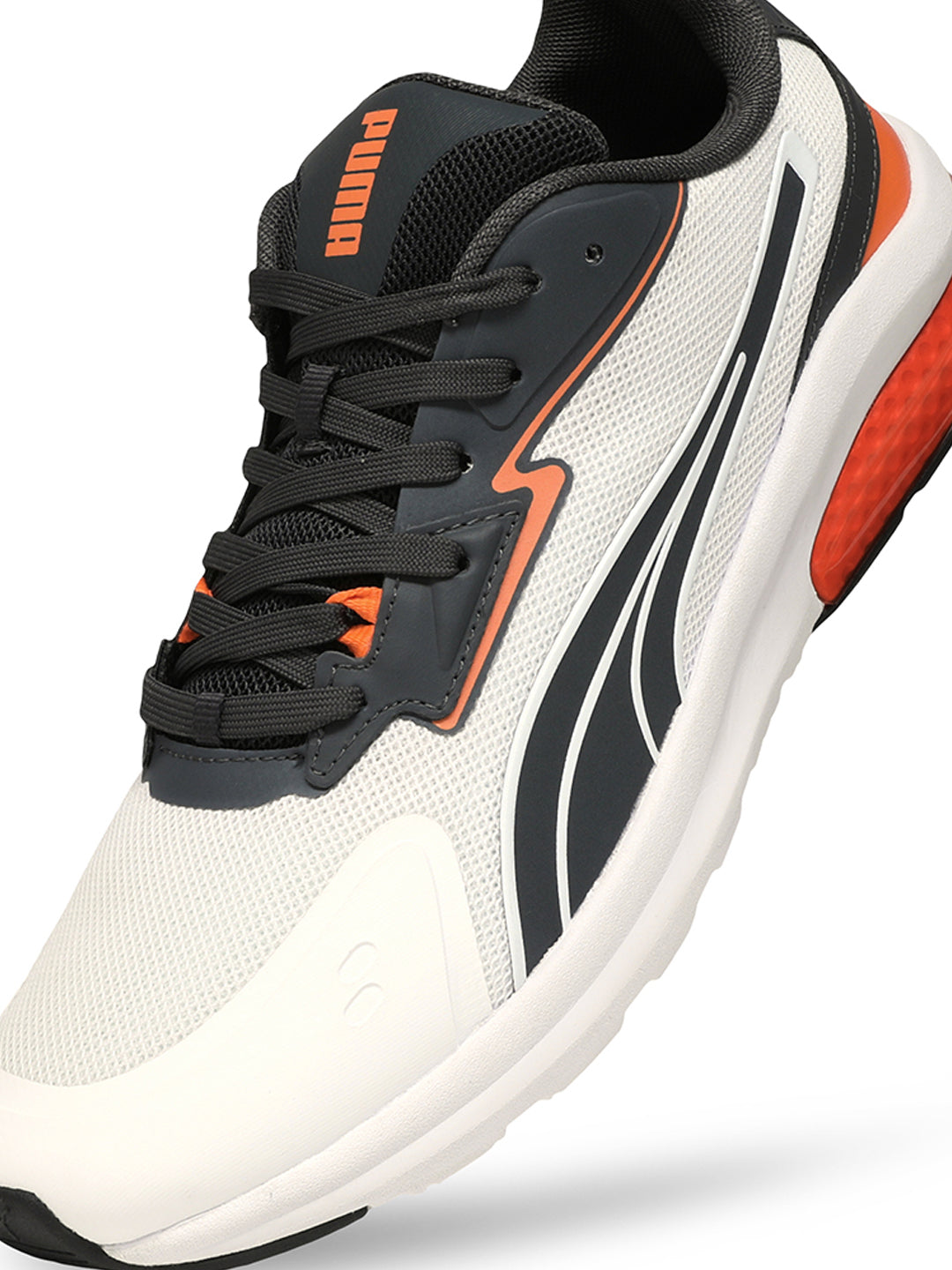 Men's White Casual NeonStride Sneaker