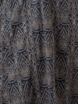 Women's Blue Printed Festive Kurta Set with Palazzo and Dupatta