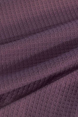 Men's Purple Casual Slim Fit Printed Half Sleeves Polo Tshirt