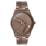 Men's Casual Brown Round Dial Watch - 3305QM01