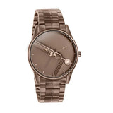 Men's Casual Brown Round Dial Watch - 3305QM01