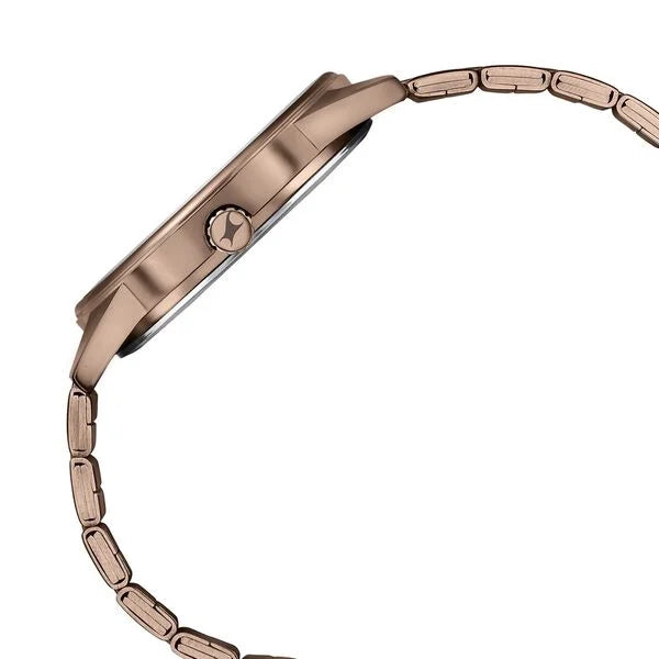 Men's Casual Brown Round Dial Watch - 3305QM01