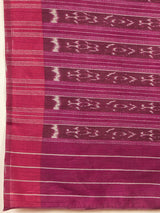 Women's Bhagalpuri Silk Green Printed Designer Saree with Blouse Piece