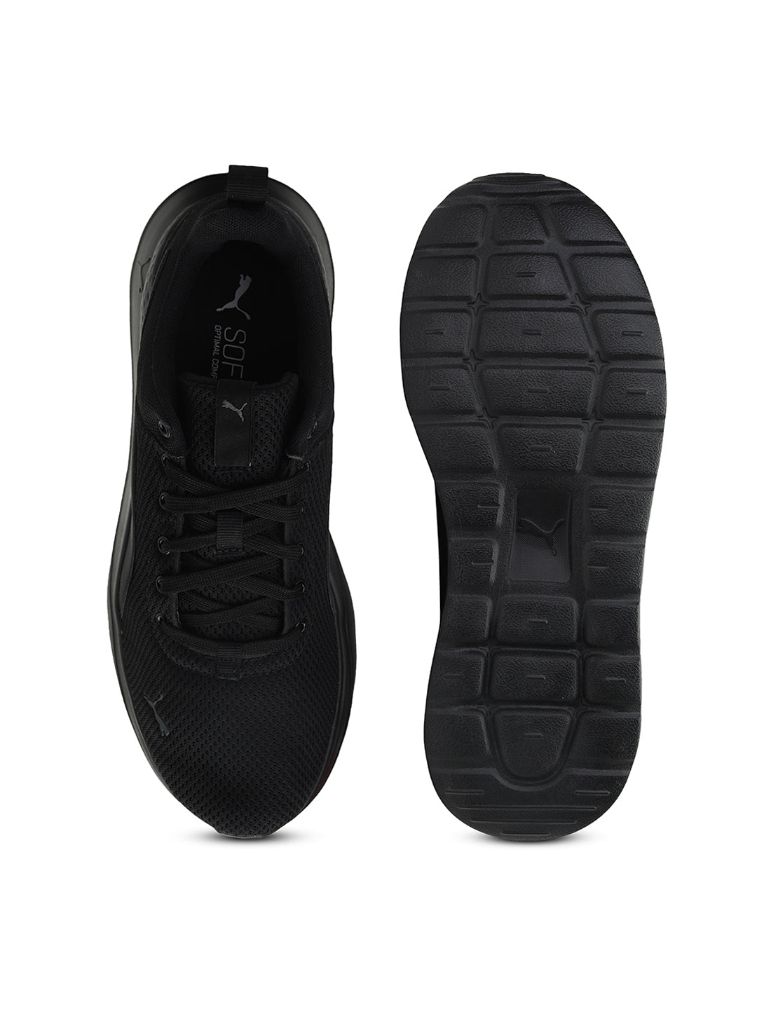 Unisex Black Casual Anzarun Lite Sneaker