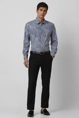 Men's Multicolor Party Slim Fit Printed Full Sleeves Shirt