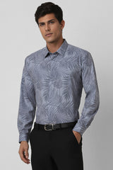 Men's Multicolor Party Slim Fit Printed Full Sleeves Shirt