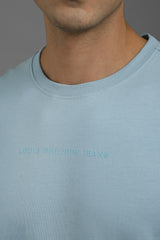 Men's Grey Casual Half Sleeves Tshirt