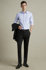 Men's Purple Formal Full Sleeves Shirt