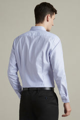 Men's Purple Formal Full Sleeves Shirt