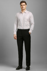 Men's Peach Formal Full Sleeves Shirt