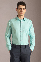 Men's Blue Formal Full Sleeves Shirt