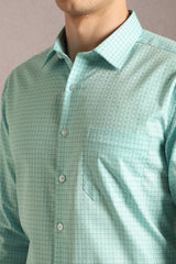 Men's Blue Formal Full Sleeves Shirt