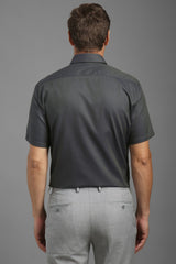 Men's Olive Casual Half Sleeves Shirt