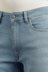 Men's Navy Blue Low Rise Straight Fit Jeans