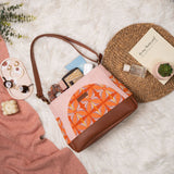 Women's Pink Pumpkin Petal Not So Little Sling Bag
