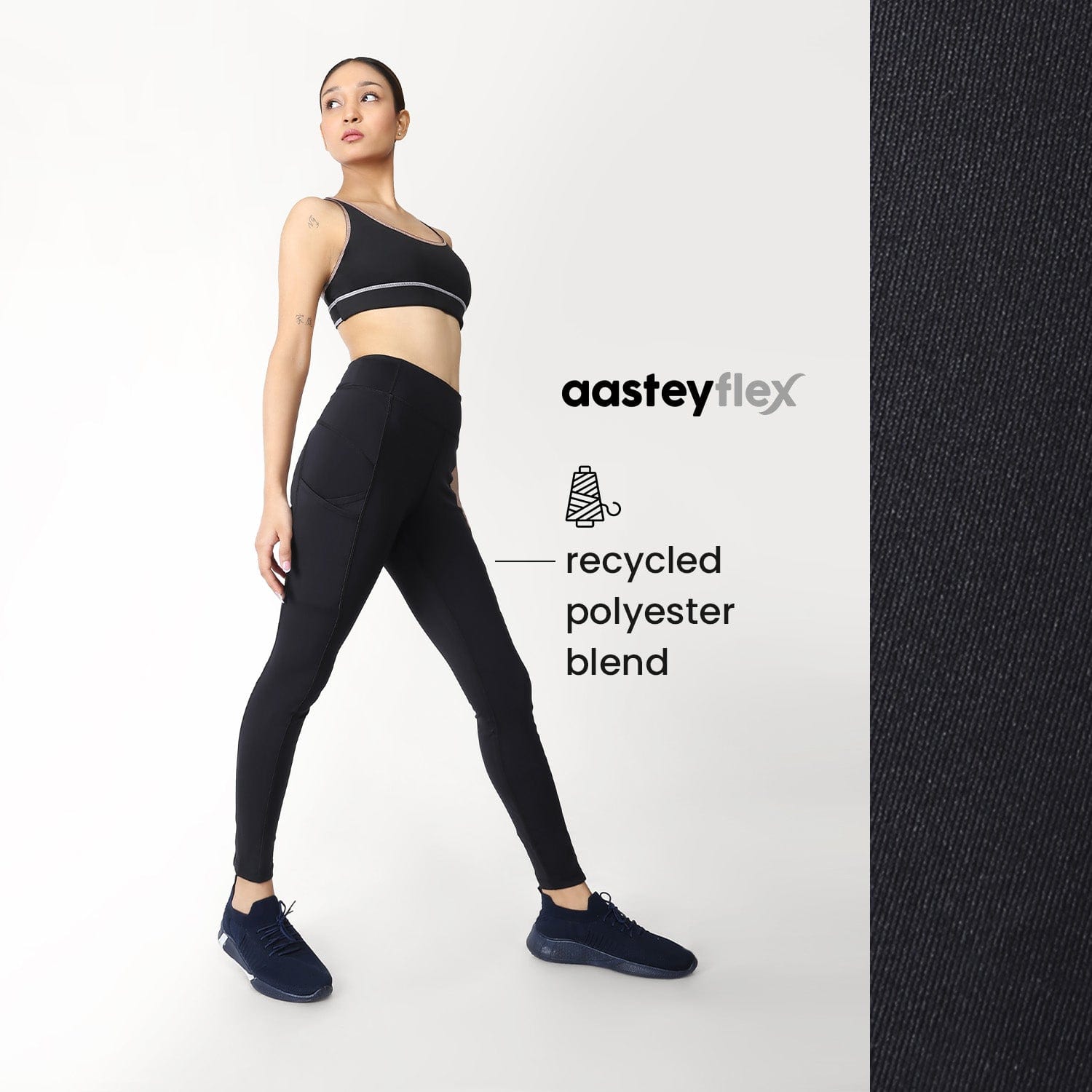 Women's Black Sports Evergreen Legging