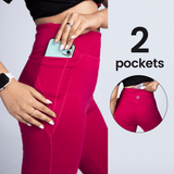 Women's Magenta Sports Bootcut Pant