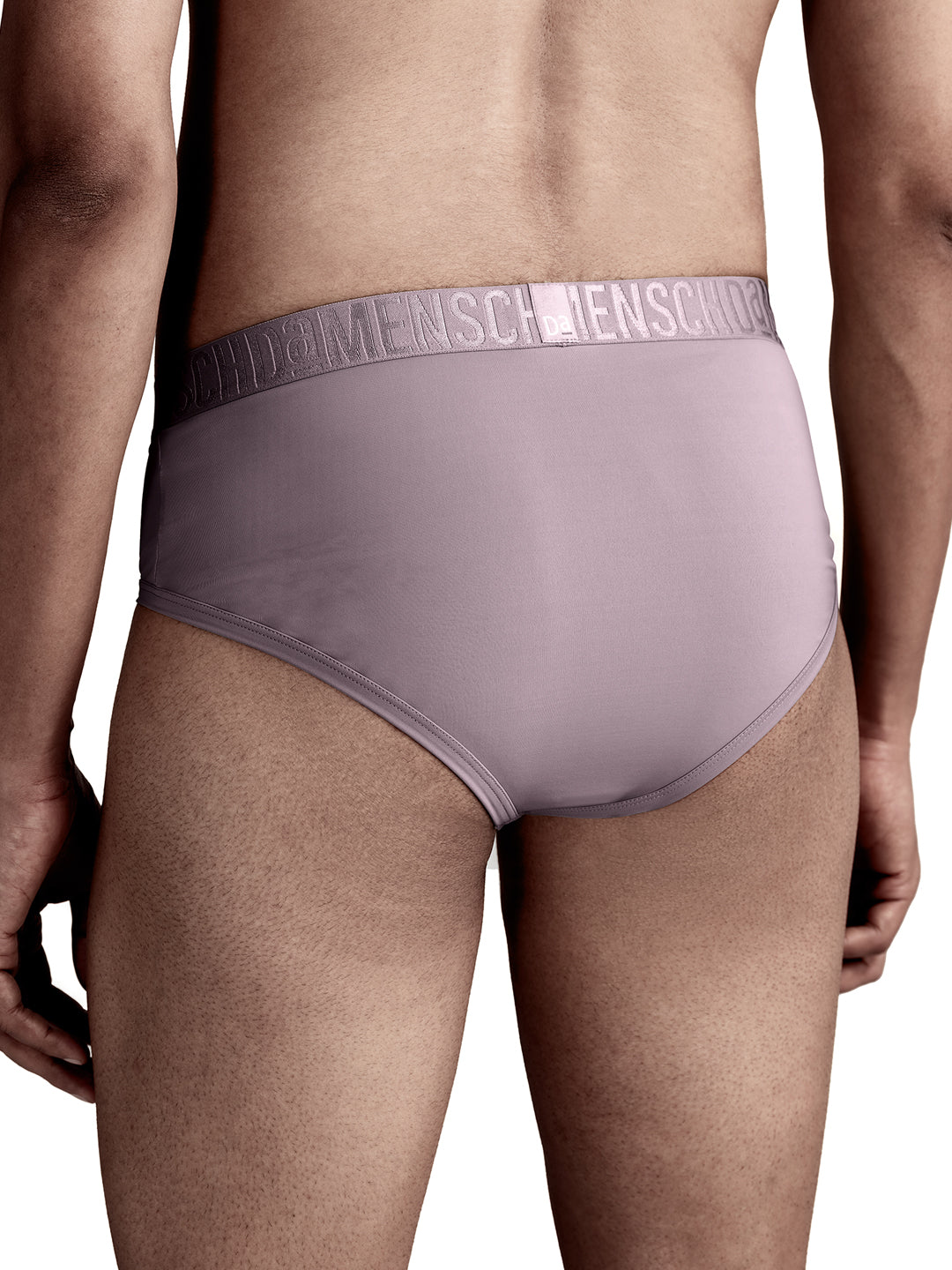 Men's Purple Casual Solid Lightweight Brief