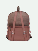 Women's Multicolor Vegan Leather Finish Casual Backpack - 12.5L