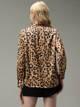 Women's Multicolor Party Regular Fit Printed Shirt