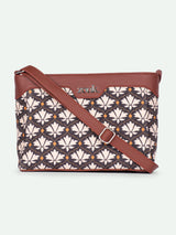 Women's Multicolor Vegan Leather Finish Sling Bag - 3.69L