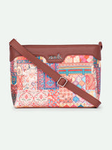 Women's Multicolor Vegan Leather Finish Sling Bag - 3.69L