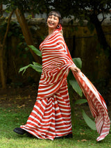 Women's Multicolor Modal Viscose Saree