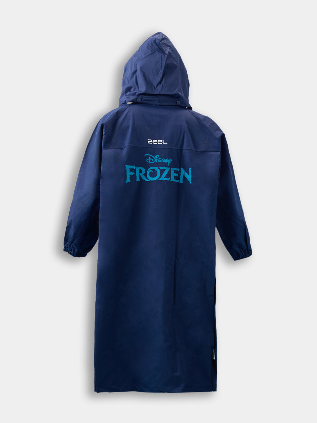Kids Blue Blue Zipper Raincoat
