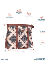 Women's Multicolor Vegan Leather Finish Shoulder Bag - 13.8L