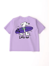 Boys Lavendar Puff-Printed Tshirt
