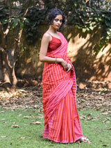 Women's Multicolor Pure Cotton Saree