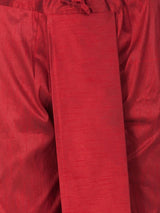 Men's Maroon Festive Ethnic Dhoti