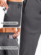 Men's Grey Cotton Regular Knit Solid Jogger