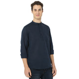 Men's Casual Slim Fit Solid Full Sleeves Kurta