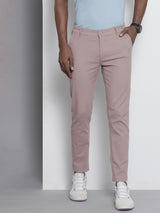 Men's Slim Fit Solid Mid Rise Chinos
