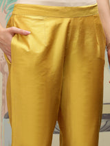 Women's Yellow Kurta Set with Duppatta