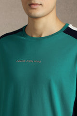 Men's Green Casual Half Sleeves Tshirt