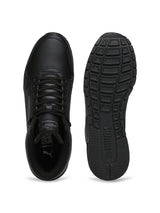 Unisex Black Casual ST Runner v4 Mid  Sneaker