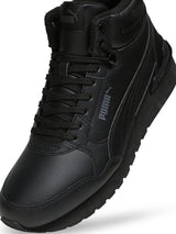 Unisex Black Casual ST Runner v4 Mid  Sneaker