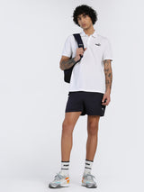 Mens White Casual Regular Fit Half Sleeves Tshirt
