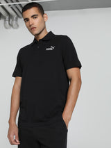 Mens Black Casual Regular Fit Half Sleeves Tshirt